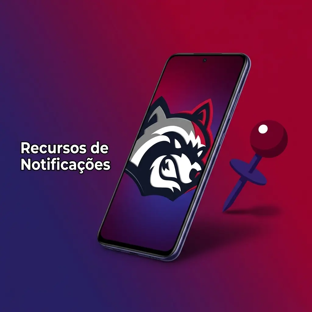 Configurações de notificações push do app BetFury para Android e iOS com alertas de apostas, bônus e promoções