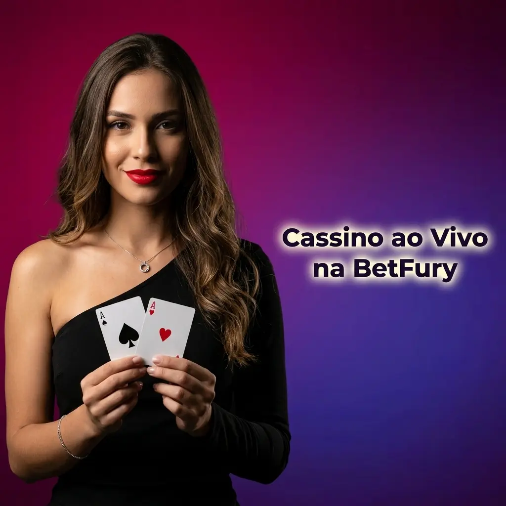 Mesa de cassino ao vivo na BetFury com crupiês reais, jogos de roleta, blackjack e bacará em estúdio profissional